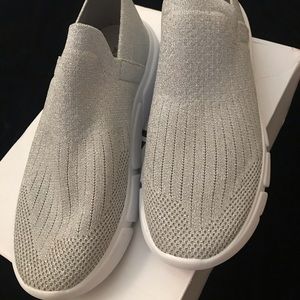 Aldo Glitzy/Gitter Slip On Sneakers “Pont” Size 7
